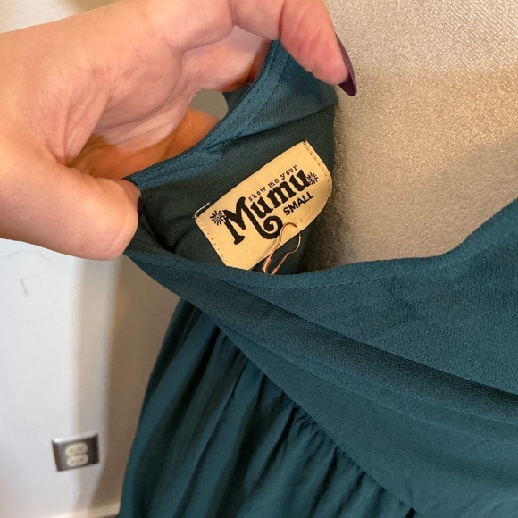 Show Me Your Mumu Kendra Maxi Dress in Emerald Green Size Small NWT - Picture 9 of 11